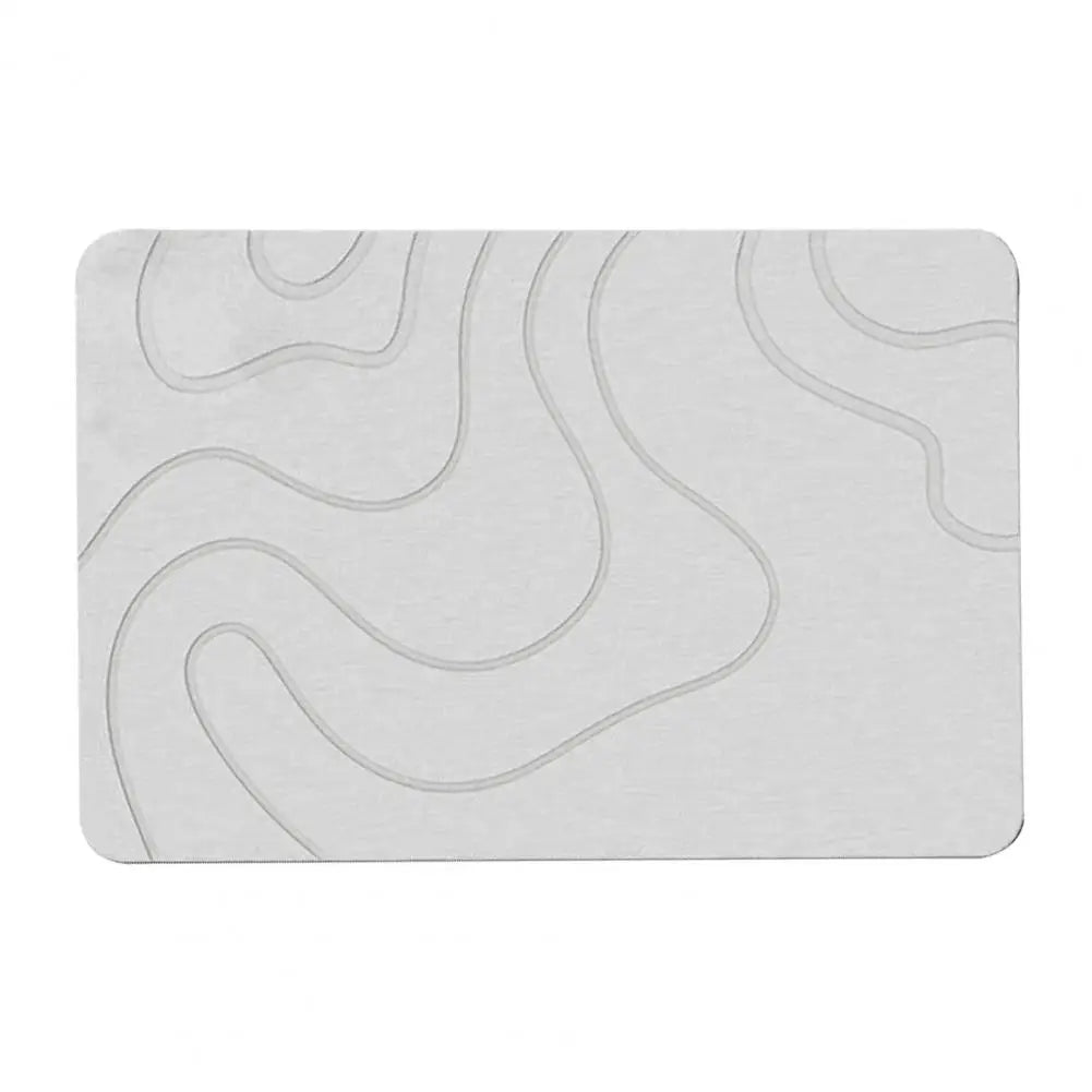 Odor-Resistant Stone Bath Mat - Quick-Dry Diatom Mud Mat