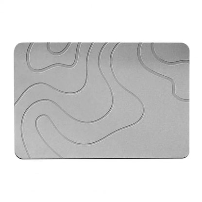 Odor-Resistant Stone Bath Mat - Quick-Dry Diatom Mud Mat