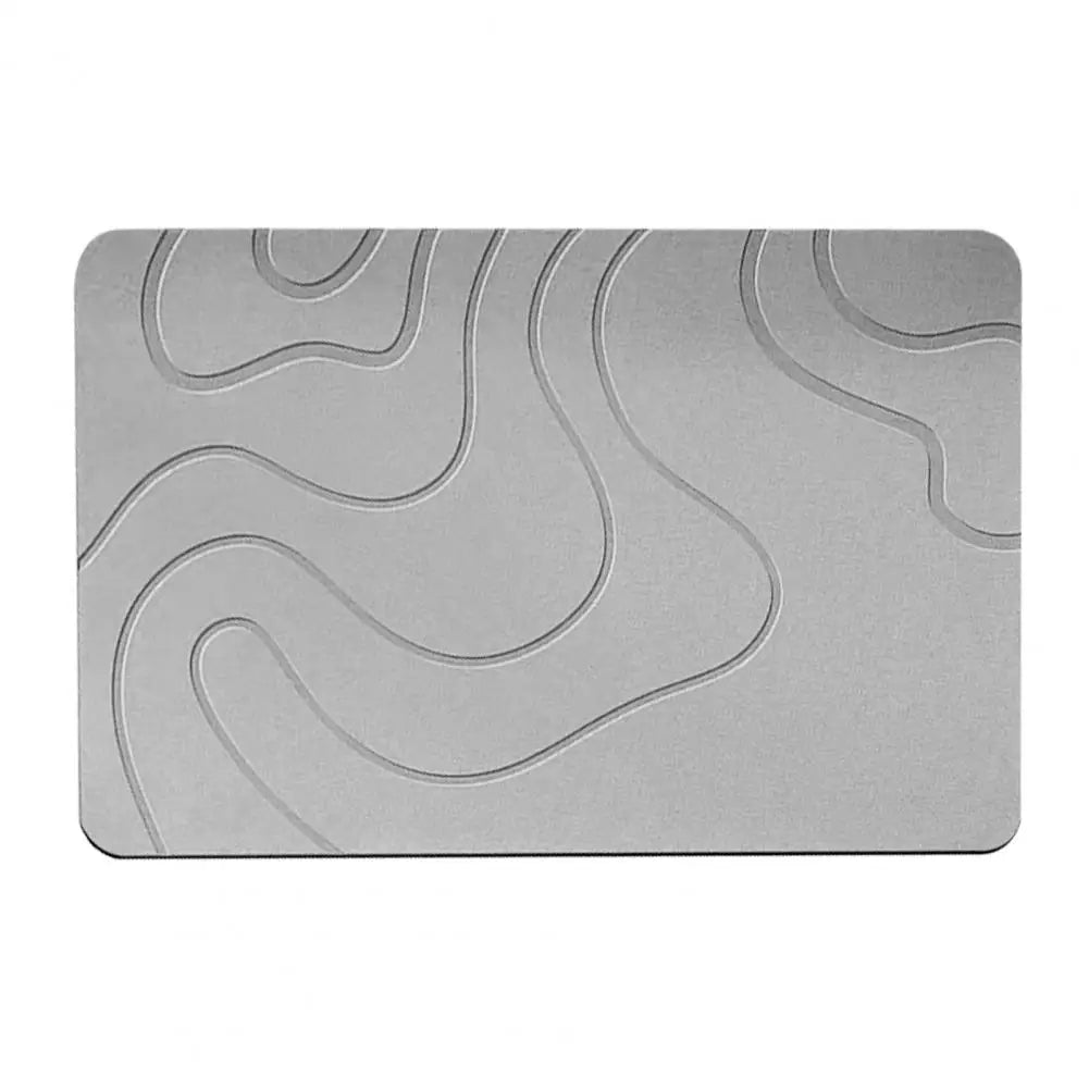 Odor-Resistant Stone Bath Mat - Quick-Dry Diatom Mud Mat