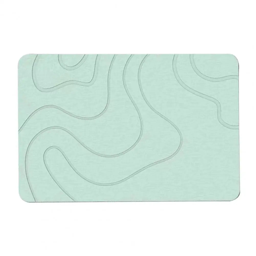 Odor-Resistant Stone Bath Mat - Quick-Dry Diatom Mud Mat