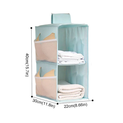 Hanging Closet Organizer - Multi-Layer Bra & Sock Storage