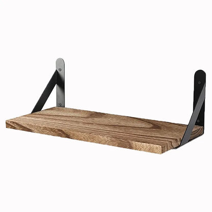 Solid Wood Floating Shelf Set - Wall Storage & Decor