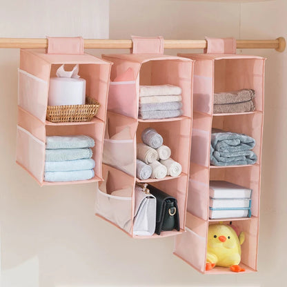 Hanging Closet Organizer - Multi-Layer Bra & Sock Storage